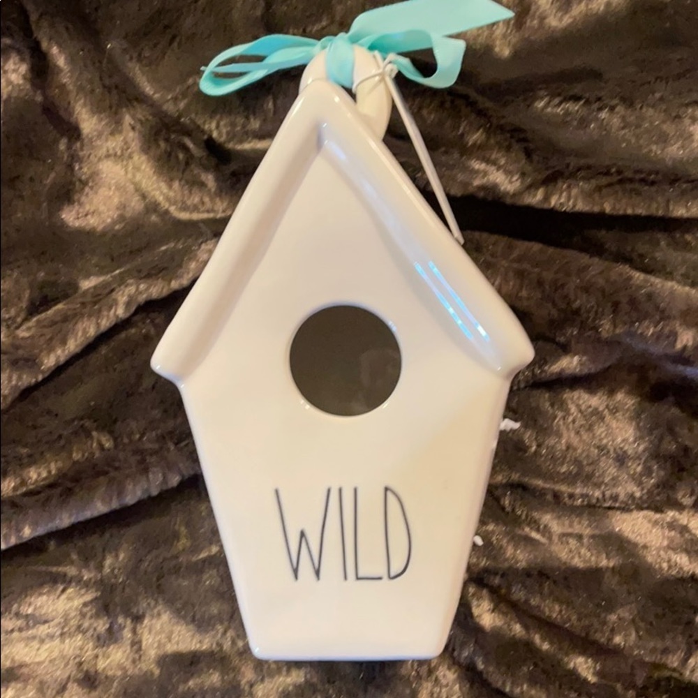 Rae Dunn Spring Ceramic “Wild” Birdhouse NIP